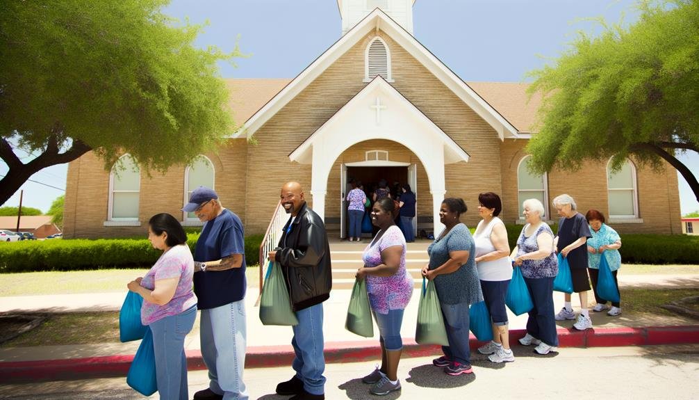 food assistance at church